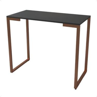 Imagem de Aparador Industrial Pé Cobre 90X30X76 - RDS Metalúrgica, Preto