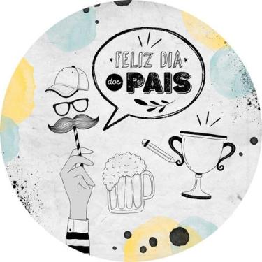 Imagem de Painel Festa Redondo C/ Elástico 1,50m Dia Dos Pais - Fadrix, PAI017