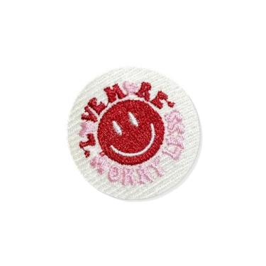 Imagem de V0009-002 Love More Worry Less Patch Bordado 4x4cm - BR44