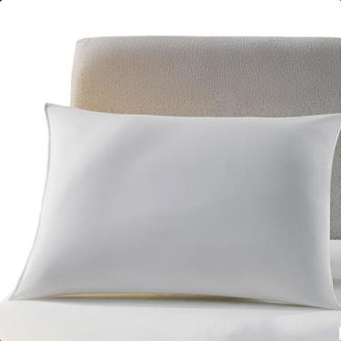 Imagem de Travesseiro Suporte Médio Percal 200 Fios e Fibra Siliconizada 50x70 c