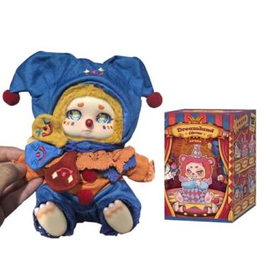 Imagem de Circus Series Caixa surpresa de pelúcia premium – Figuras aleatórias adoráveis bichos de pelúcia colecionáveis, personagem surpresa dentro, caixa única