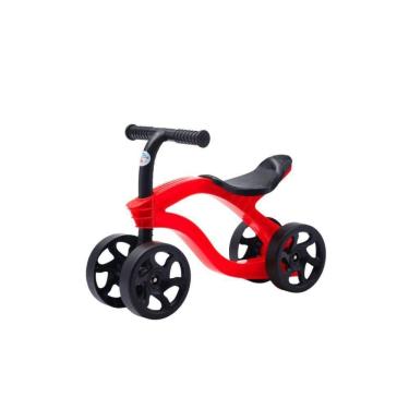 Imagem de Bicicleta Equilíbrio Infantil 4 Rodas Futurista Vermelha
