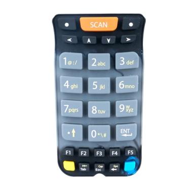 Imagem de Kaibintex Teclado numérico de 29 teclas para Datalogic para scanner portátil de código de barras Falcon X3, suporte de substituição de teclado de borracha