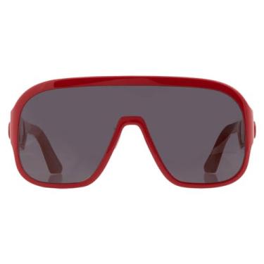 Imagem de Dior Óculos de sol feminino Dark Grey Shield DIORBOBBYSPORT CD40054U 68A 00, vermelho, Vermelho