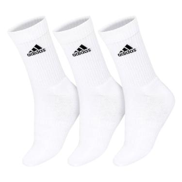 Imagem de Meia Adidas SPW CRW 41 ao 43 - Pack com 3 Pares Branco