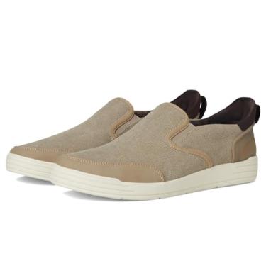 Imagem de Nunn Bush Tênis masculino Kore City Walk de lona Ez Moc Toe sem cadarço, Pedra, 8 Wide