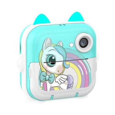 Imagem de Câmera Digital Infantil Com Impressão Instantânea, Cartão 32G, Meninos