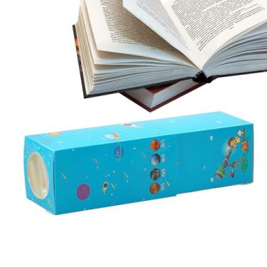 Imagem de Telescópio Para Crianças | Telescópio De Mão Portátil Para Crianças De Cartão | Kit De Ciências Caseiro De Para Meninos Meninas Família Atividades Ao Ar Livre Escola E Iniciantes Com