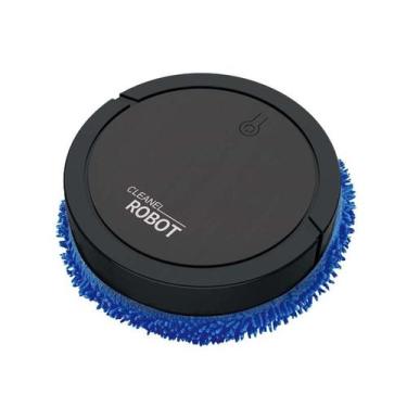 Imagem de Robô De Limpeza Mop Simula Pano E Seca Baixo Ruído Robozinho, PRETO