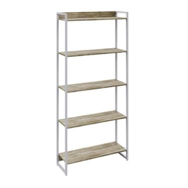 Imagem de Estante Dynamica 80x30x187cm C/05 Prateleiras Carvalho / Carvalho /