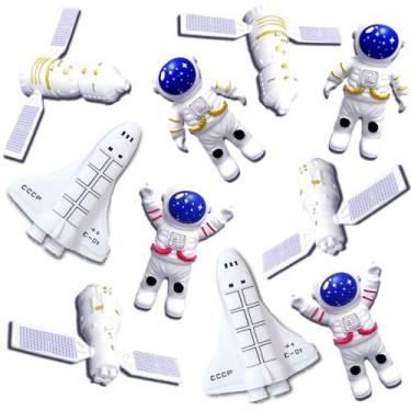 Imagem de Brinquedo Viagem a Lua Foguetes Satélites Astronautas 10pçs - Attic - 
