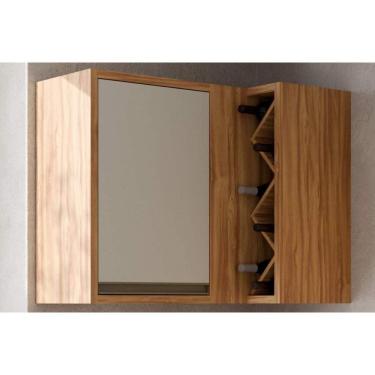 Imagem de Módulo Cozinha Ronipa Tempranillo Armário Tempranillo Canto Reto Com 1 Porta 98cm Amendoa Off White Ronipa