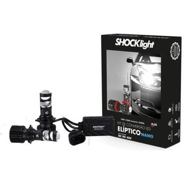 Imagem de Farol Led Lampada Nano Hb4 Projetor Canhão Facil Instalaçao