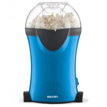 Imagem de Pipoqueira Eletrica Mallory 1200W Antiaderente Copo Medidor Azul 110V