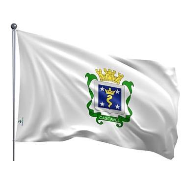 Imagem de Bandeira do Município de Cascavel Dupla Face Estampada Tamanho 90x128cm