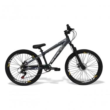 Imagem de Bicicleta Aro 26 Freeride Gta Rebel Preto 1x7v Câmbio Shimano