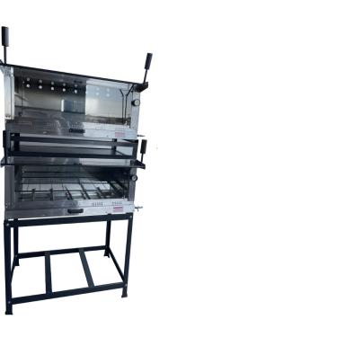Imagem de Forno Industrial Pizza a Gás Duplo 80x60 Refratário Cavalete