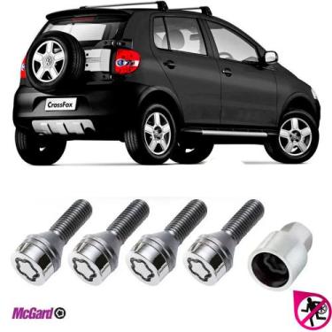 Imagem de Kit Parafuso Antifurto Roda Vw Crossfox 2010 a 2022 Original - MCGARD