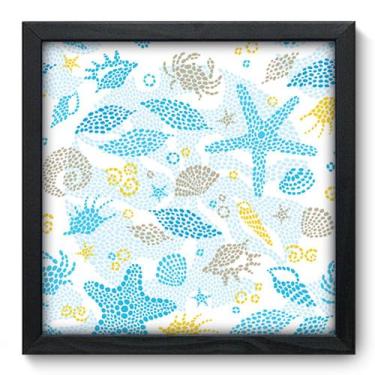Imagem de Quadro Decorativo - Fundo do Mar - 33cm x 33cm - 067qdkp - Allodi