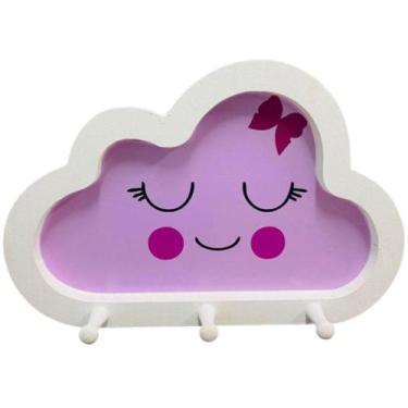 Imagem de Cabideiro Infantil Nuvem Menina - Senior, Branco