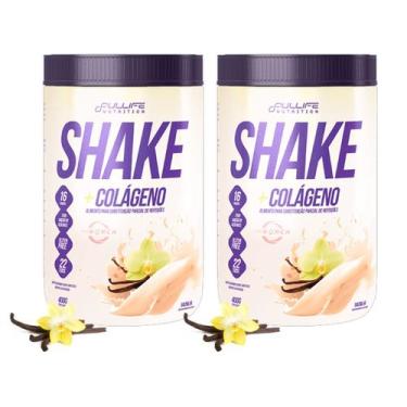Imagem de Shake Com Colágeno Zero Açúcar Sem Glúten Kit 2 Unidades - Fullife Nut