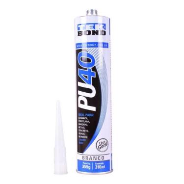 Imagem de Adesivo PU 40 Branco Cartucho 310ml 420g - Tekbond 21004001000