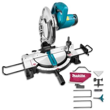 Imagem de Serra de Esquadria Makita MLS100 1500W Disco 255mm Corte Preciso para Madeira Carpintaria Marcenaria Profissional - 220v