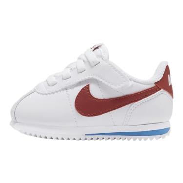 Imagem de Nike Tênis Cortez EasyOn para bebês/bebês (DM0952-115, branco/azul universitário/vermelho), Branco/azul universitário/vermelho universitário, 17