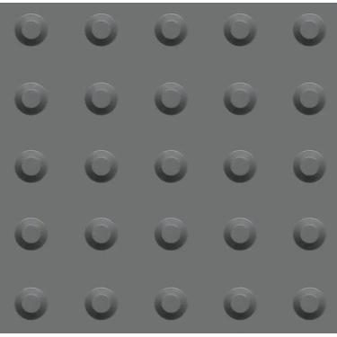 Imagem de Piso Tátil Acessibilidade Alerta 25x25cm em PVC - BR Decor, cinza