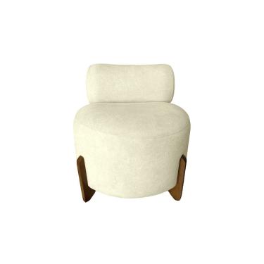 Imagem de Poltrona Monaco Decorativa Bouclé Para Sala, Quarto ou Closet