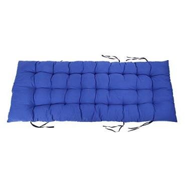 Imagem de Almofada Grossa para Cadeira Reclinável de Balanço de Vime - Almofada de Cadeira para Casa - Ideal para Escritório e Uso Doméstico (48 * 170 * 8cm)