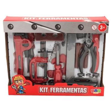 Imagem de Kit de Ferramentas Infantil com Chave Inglesa - Educativo Bbr R3015