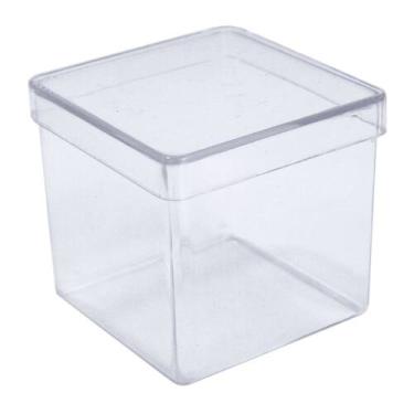 Imagem de Caixinha 6cm Transparente Em Acrílico Para Eventos Aniversário - 50 Un