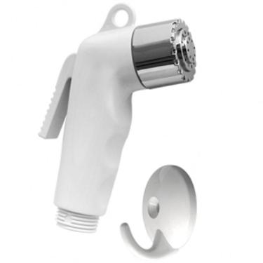 Imagem de Gatilho De Ducha Higiênica Branca Com Crivo - 240202 - Blukit Gatilho De Ducha Higienica C-crivo Br.bl