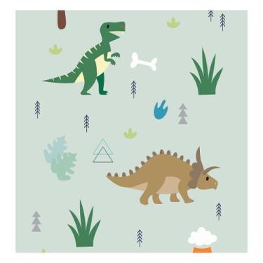 Imagem de Papel de Parede Infantil Dinossauro Adesivo Autocolante - Cromo Sign
