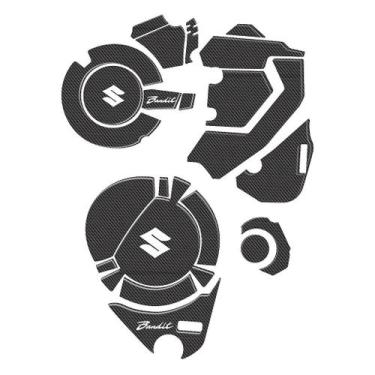 Imagem de Adesivo Tank Pad Bandit 650S 2009 a 2010 - Protetor Resinado para Moto