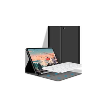 Imagem de Capa de teclado para iPad 9.7 (5ª e 6ª geração) em espanhol com ñ pret