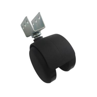 Imagem de Rodizio Para Móveis Roda De Nylon Canal U 19 Mm S90 U Mf - Movifacil