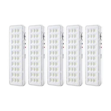 Imagem de Kit 2 Unid. Luminária Emergência 30 Leds Elgin 48LEM30L0000