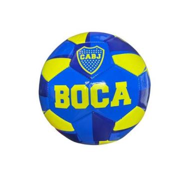 Imagem de Bola do Boca Juniors Futebol Campo Oficial 5 Licenciada - Sportcom, Az
