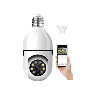 Imagem de Câmera de segurança Wifi 360 Bulb IP com detecção de movimento - Light