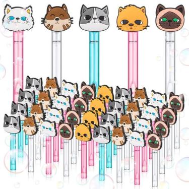 Imagem de Tema Bubble Wands Foilswirl Cat, 30 peças de lembrancinhas de festa