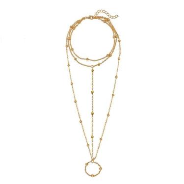 Imagem de Tornozeleira feminina moderna em camadas, estilo boêmio, férias de verão, praia, festas, presentes para mulheres, One Size, Liga de aço, Sem Pedra Preciosa