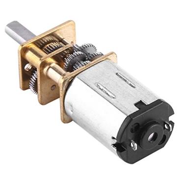 Imagem de DC 6V reversível alto 1:1000 motor elétrico de redução de carro de brinquedo com eixo de saída (20 RPM)