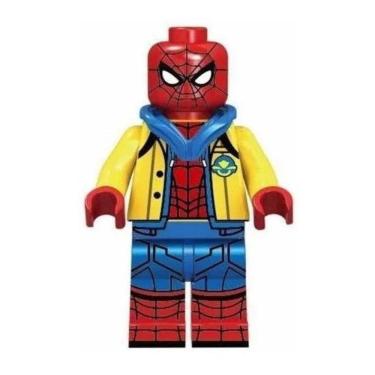 Imagem de Boneco Blocos De Montar Homem Aranha Peter Parker