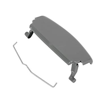 Imagem de ACROPIX Clipe de trava de tampa de caixa de apoio de braço central para console de reparo para Audi A4 - Pacote com 1 cinza