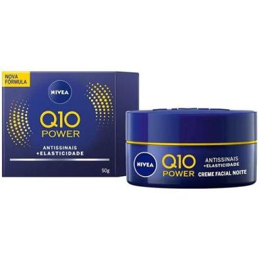 Imagem de Creme Facial Nivea Q10 Power Noturno Antissinais 50g - Com Creatina / 