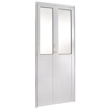 Imagem de Porta Lambril Camarão Vidro Mini Boreal Direita 210x70 Fortsul Esquadrisul