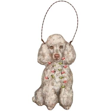 Imagem de Primitives by Kathy Enfeite de luzes de Natal Poodle