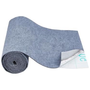 Imagem de BENECREAT Protetor de móveis contra arranhões para gatos de 38 x 39 cm, tapete autoadesivo para prateleiras de parede, poste para arranhões, protetor de móveis de sofá DIY (cinza)